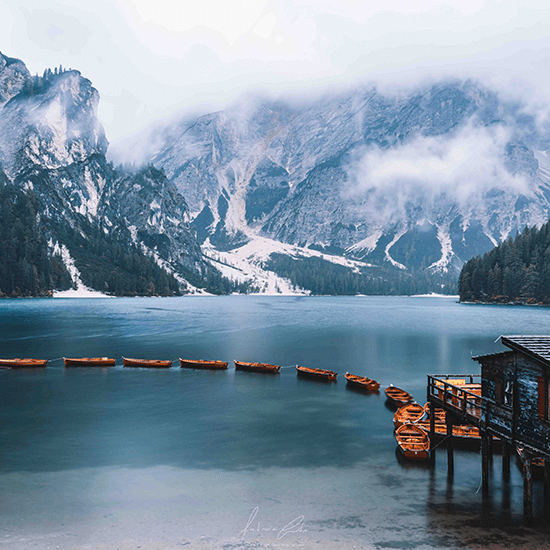 Lago Di Braies, Itália