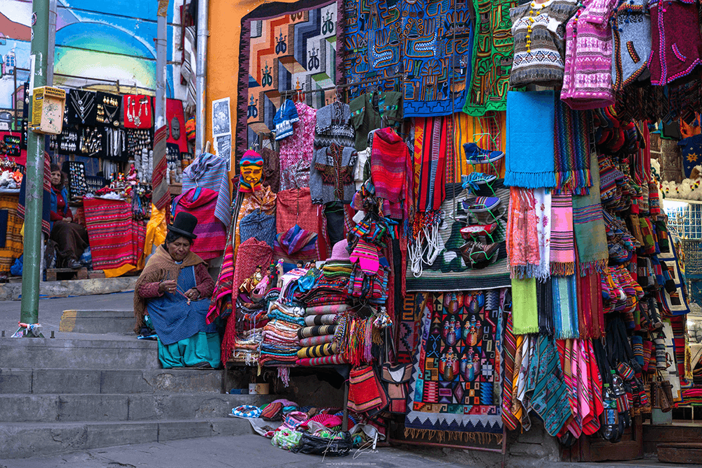 Vendedora, La Paz, Bolívia