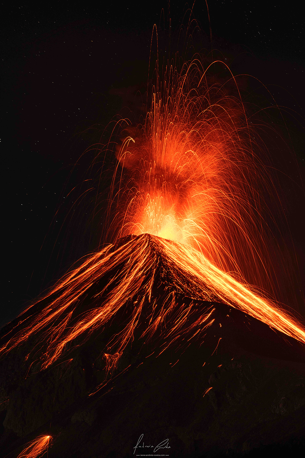 Volcano Fuego, Guatemala
