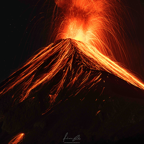 Vulcão Fuego, Guatemala