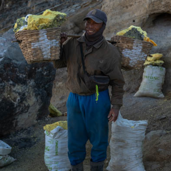 Mineiro, Kawah Ijen, Indonésia