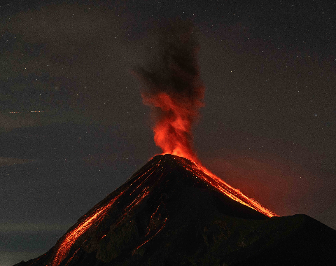 Vulcão Fuego, Guatemala